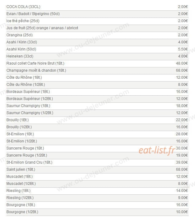 Sayuri sushi — carte page 7
