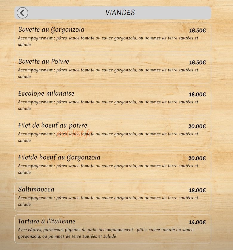 L'imprévu — carte page 6