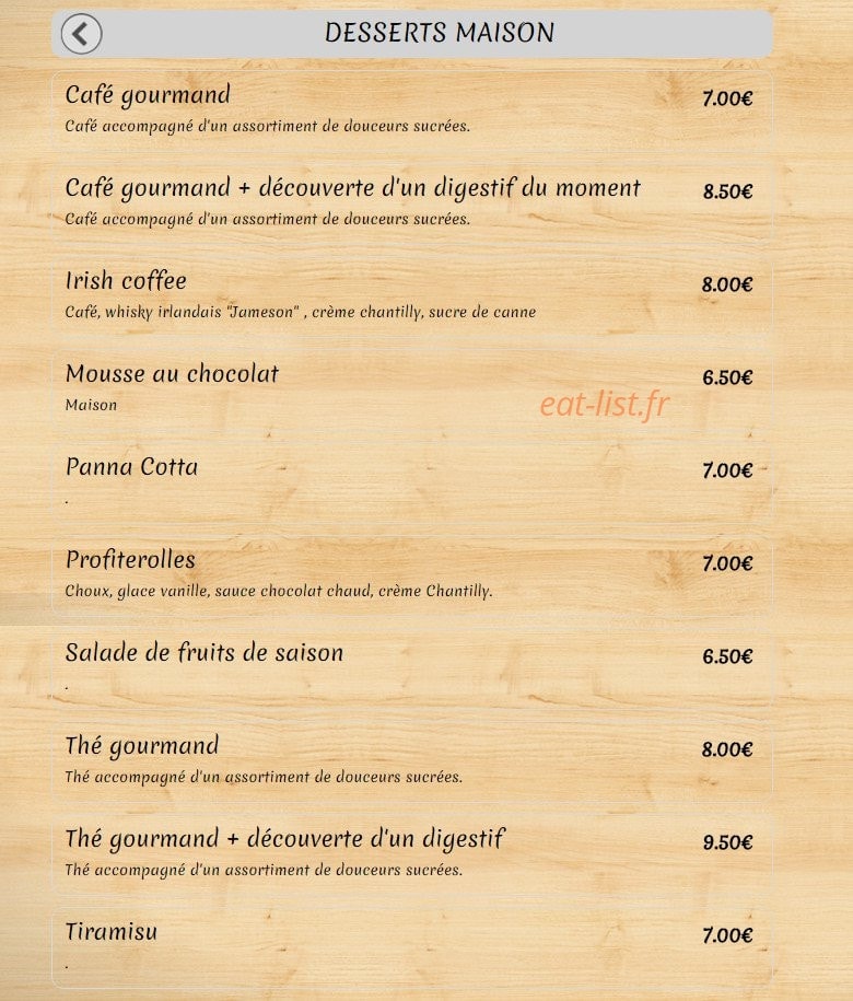 L'imprévu — carte page 8
