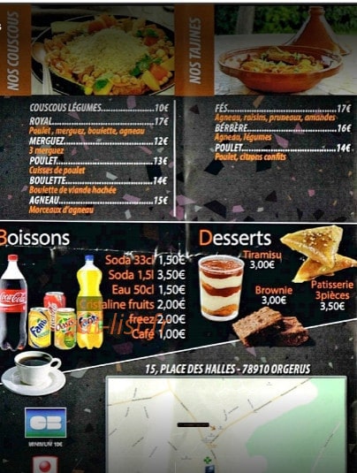 Le comptoir des halles — carte page 4