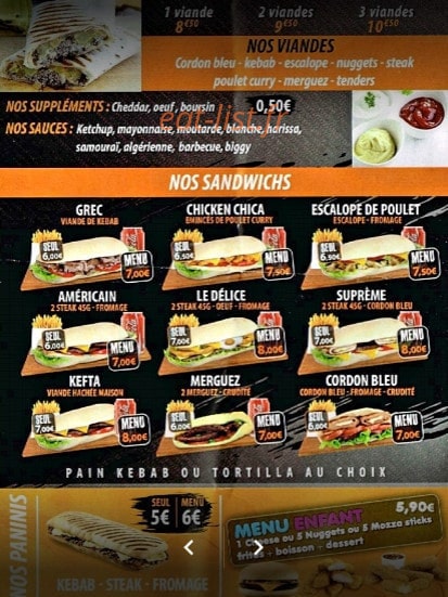 Le comptoir des halles — carte page 2