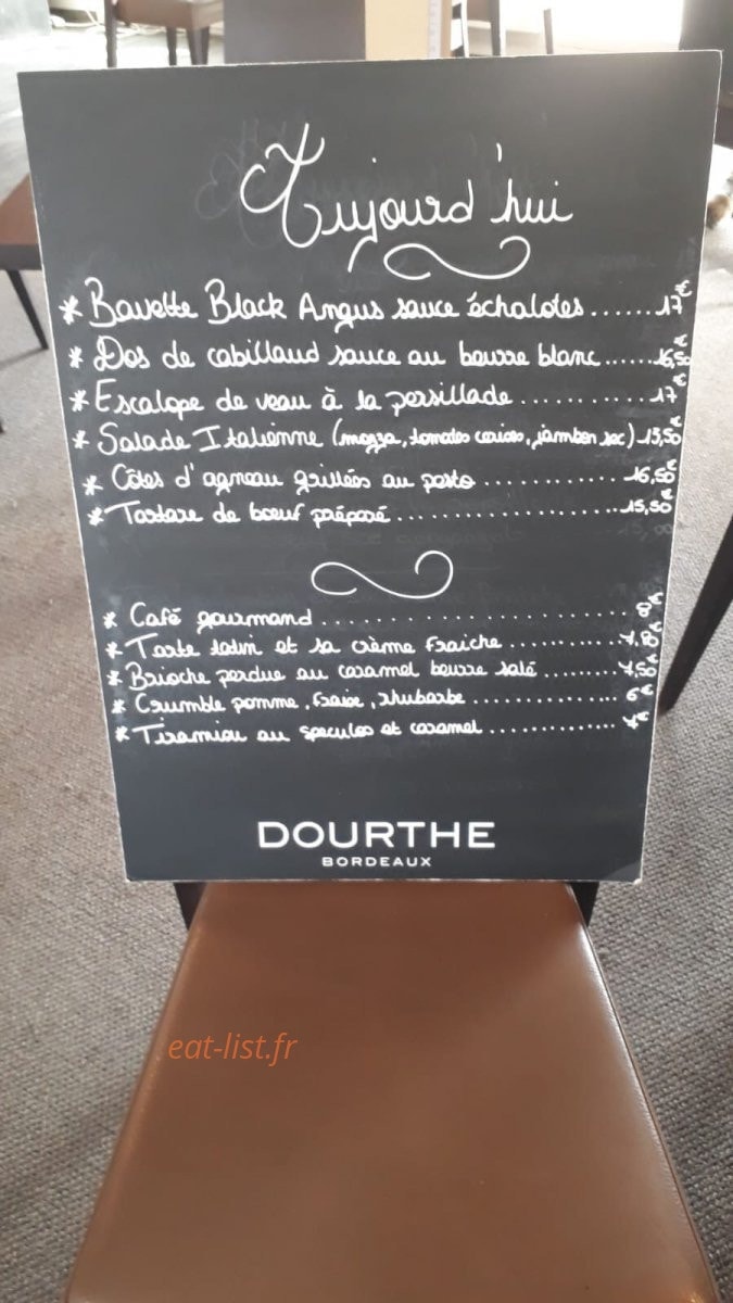 Le Restaurant by Bluegreen — carte page 1