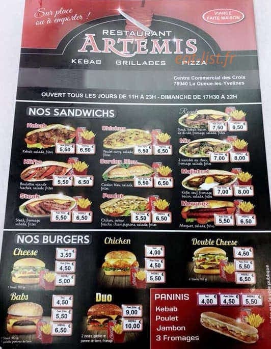 Artemis — carte page 1