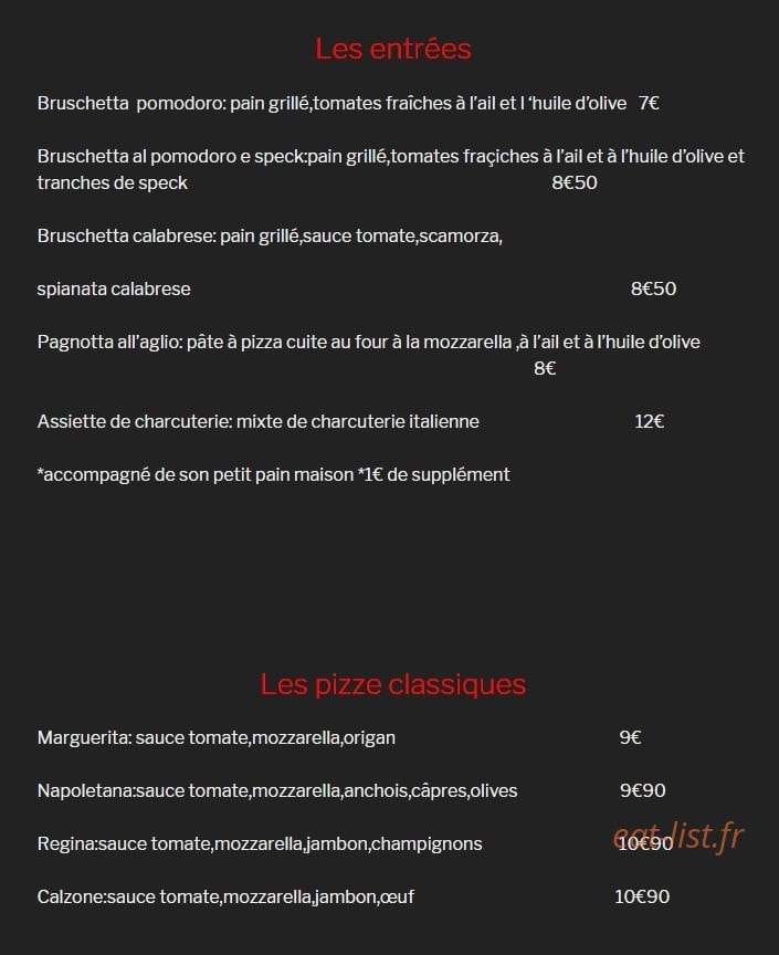 Pa"s"ta — carte page 1