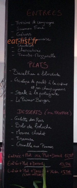 Le Primo — carte page 1