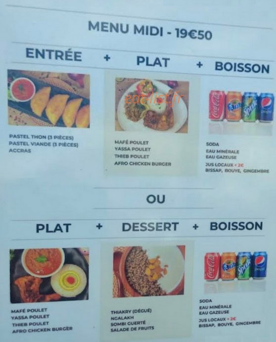Taanneef Resto — carte page 3