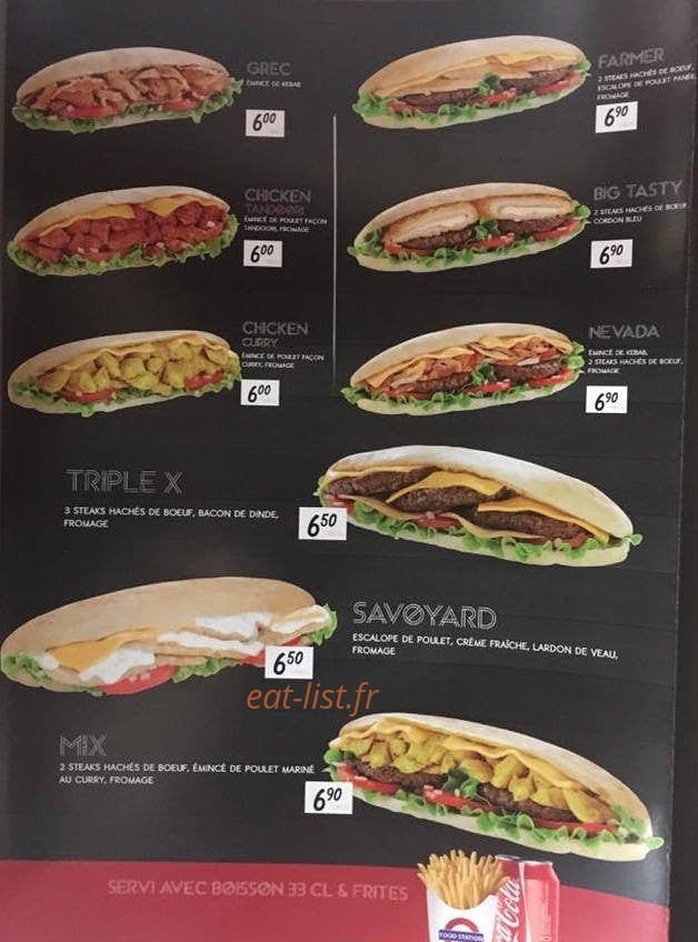 Tacos Food Station — carte page 2