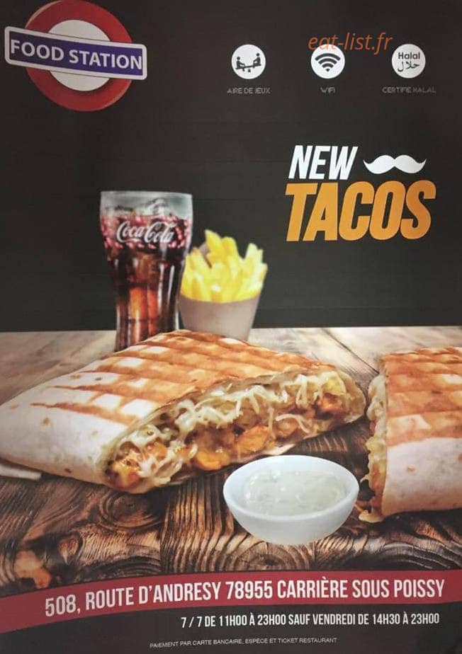 Tacos Food Station — carte page 1