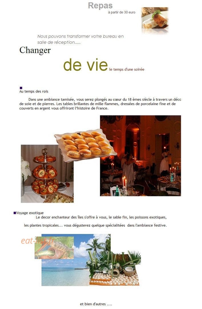 Frankewitz Traiteur — carte page 10