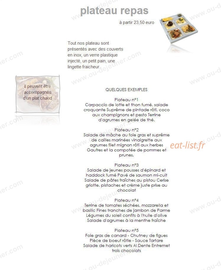 Frankewitz Traiteur — carte page 7