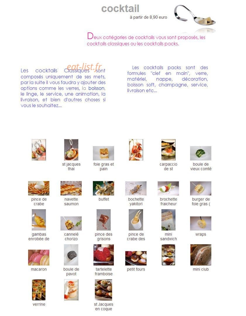 Frankewitz Traiteur — carte page 6