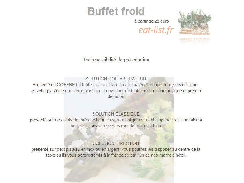 Frankewitz Traiteur — carte page 8
