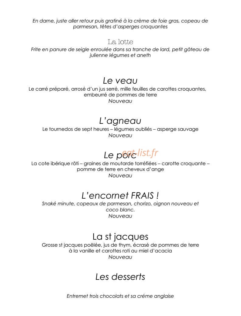 Frankewitz Traiteur — carte page 4