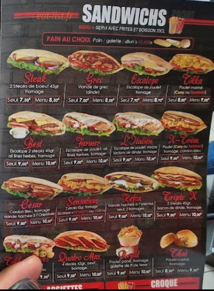Le Crok Time — carte page 3