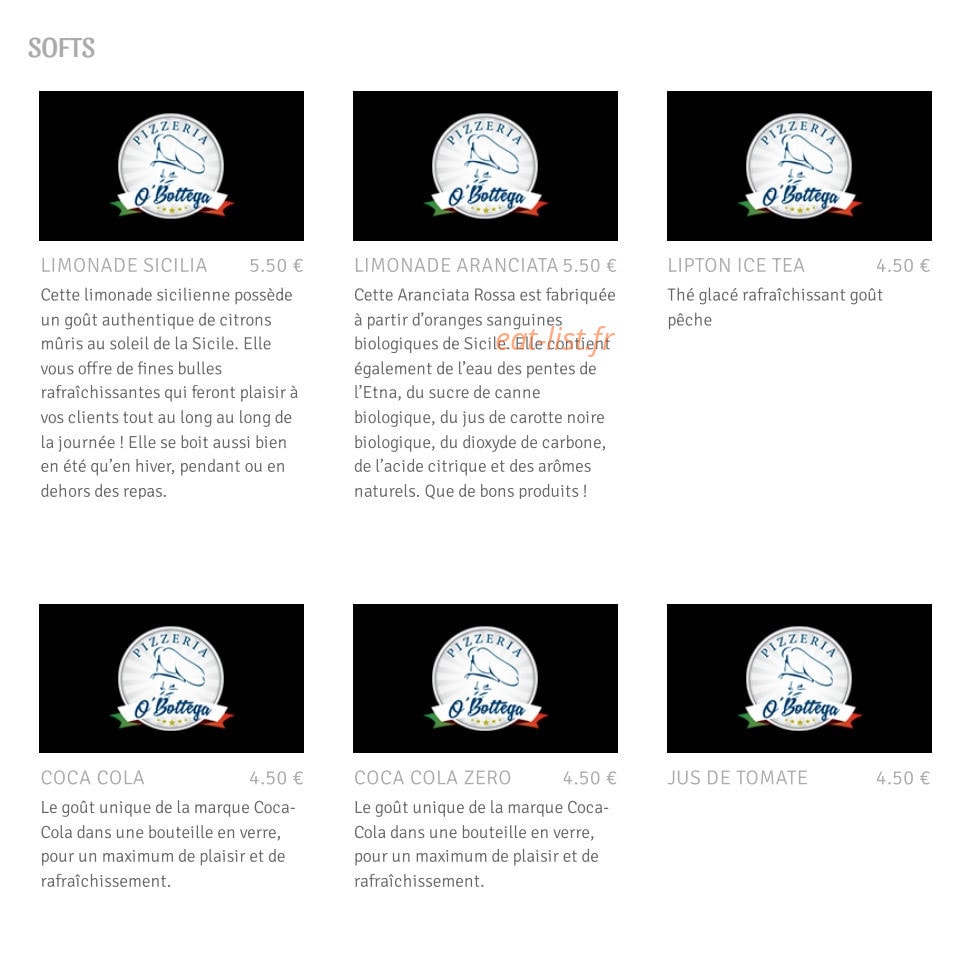 O'Bottega — carte page 4