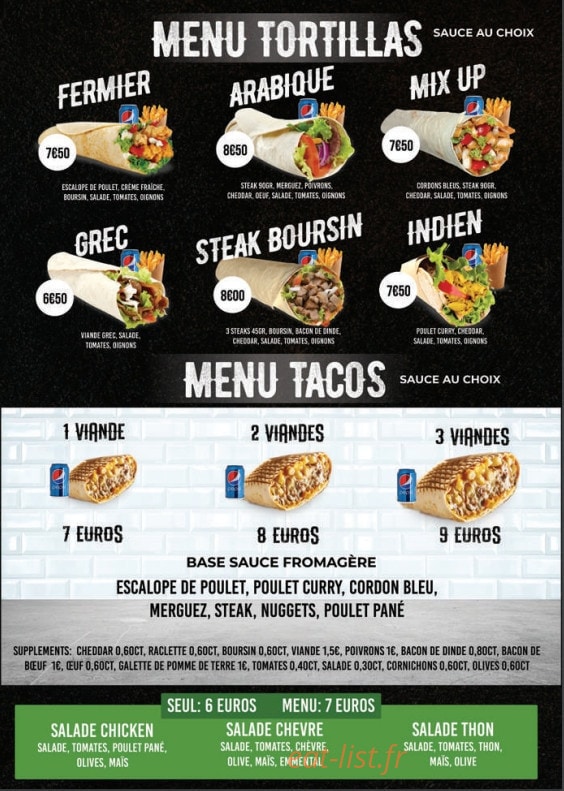 Pepper food — carte page 4