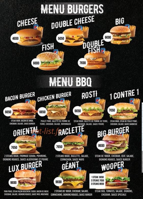 Pepper food — carte page 3