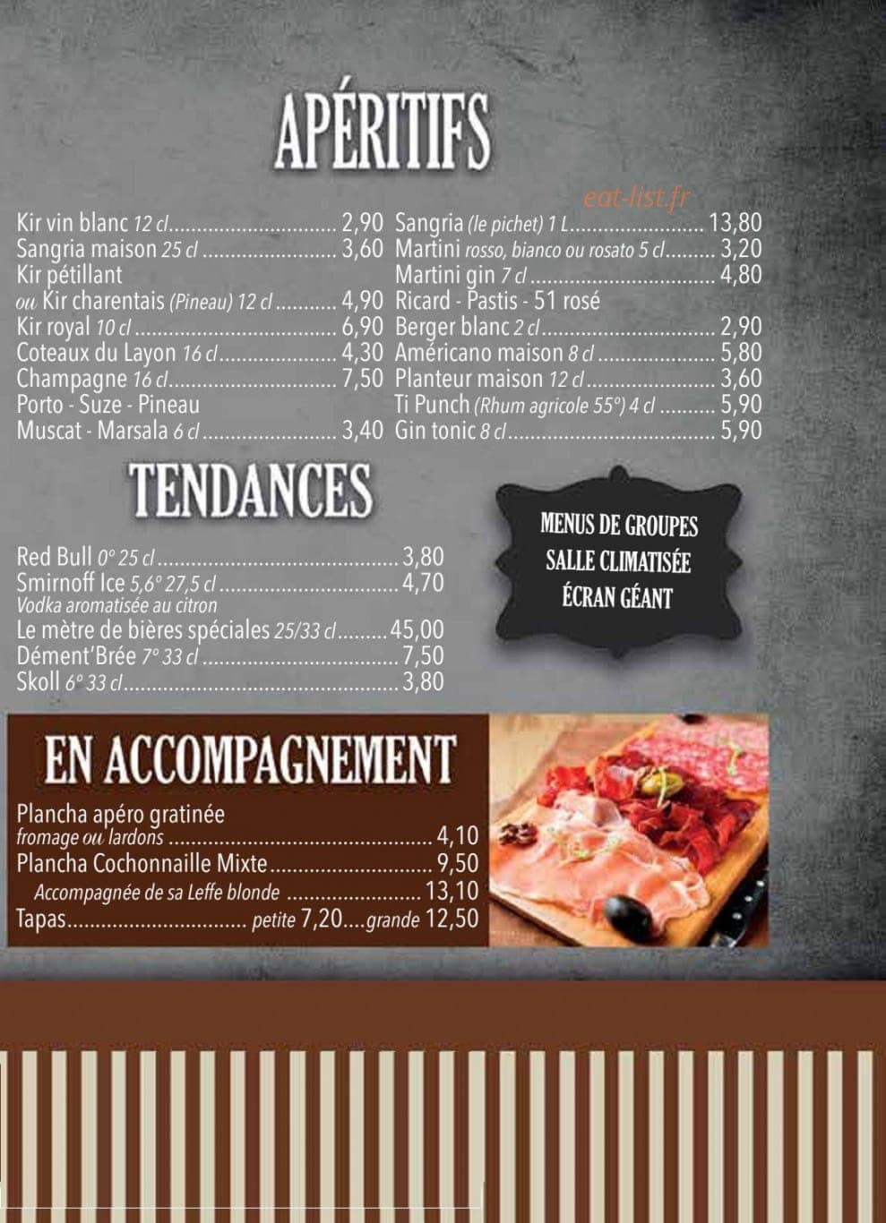 B Pub — carte page 10