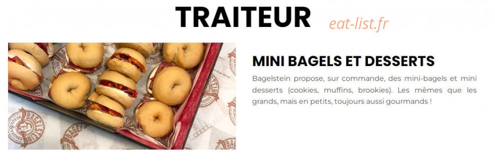 Bagelstein — carte page 10