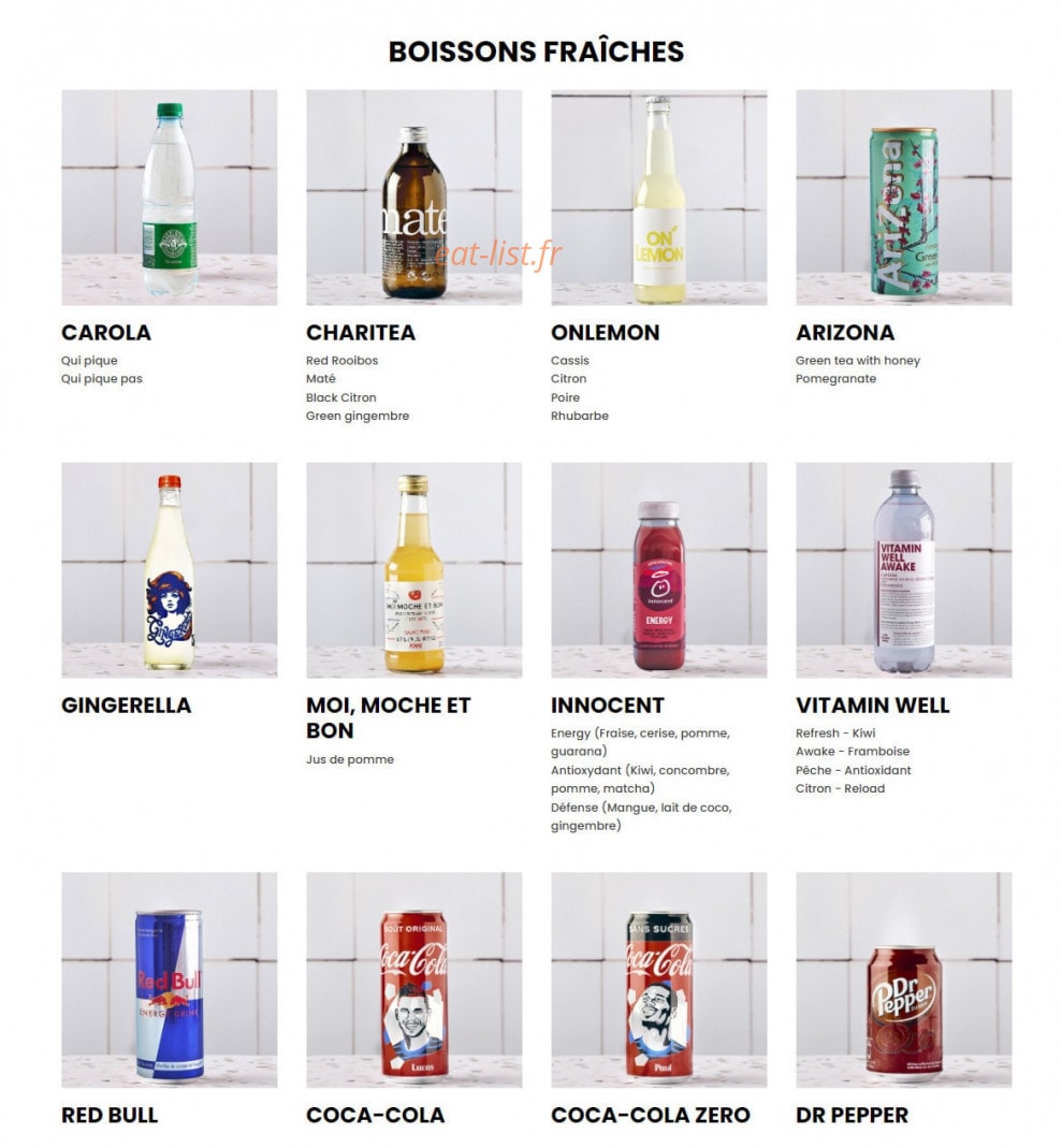 Bagelstein — carte page 8