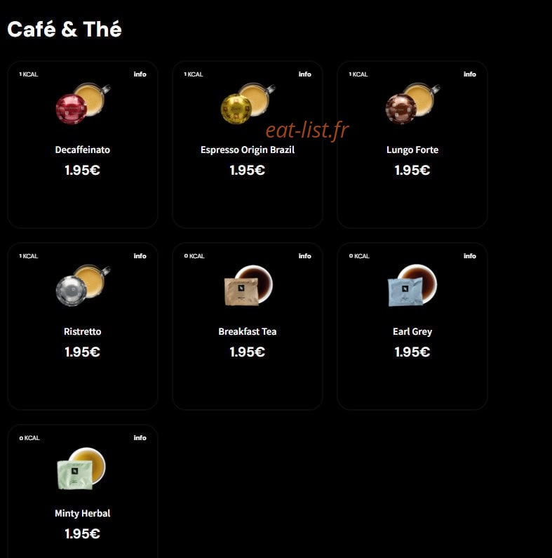 Eat Salad — carte page 8