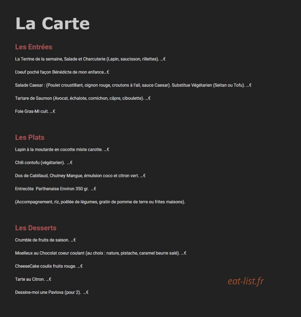 L'A B C — carte page 1