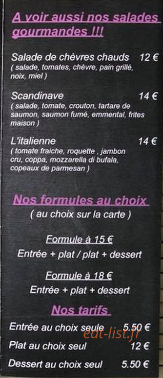 La Caravelle — carte page 2