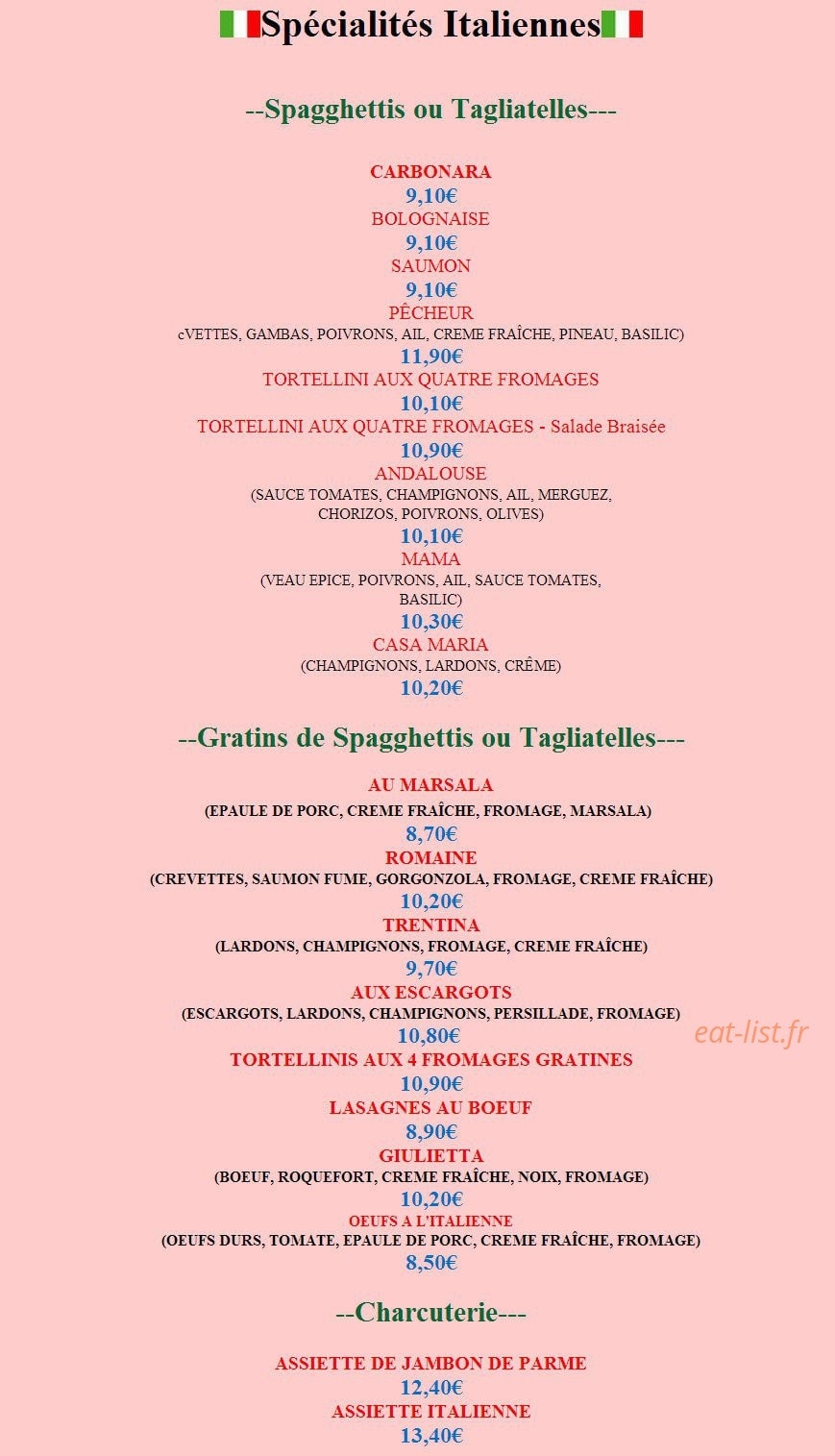 La casa Maria — carte page 6