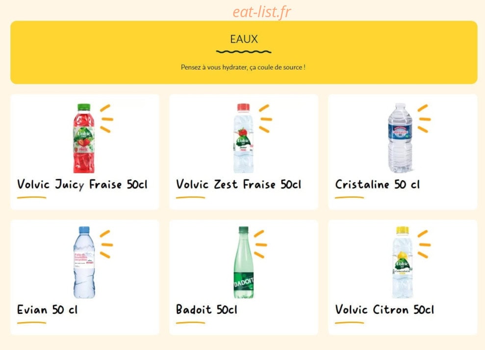 La Croissanterie — carte page 14
