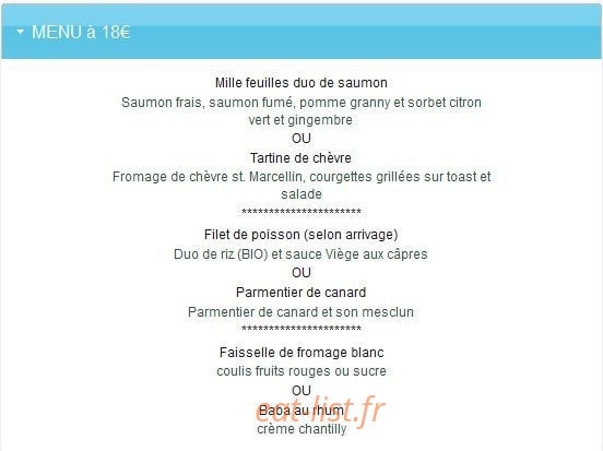 La Lune Bleue — carte page 3