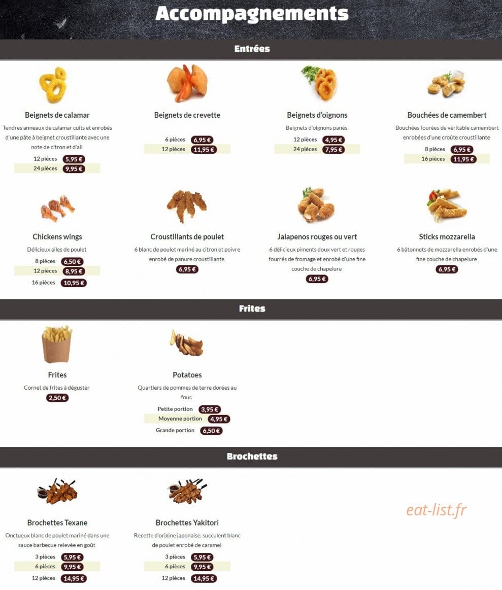 La Maison à Pizza — carte page 4