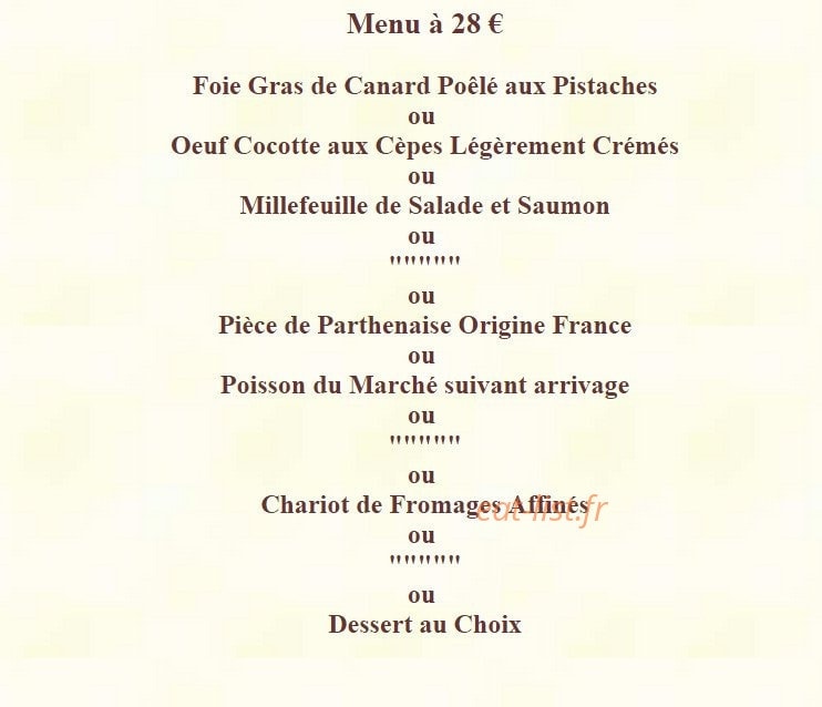 Le Chabichou — carte page 2