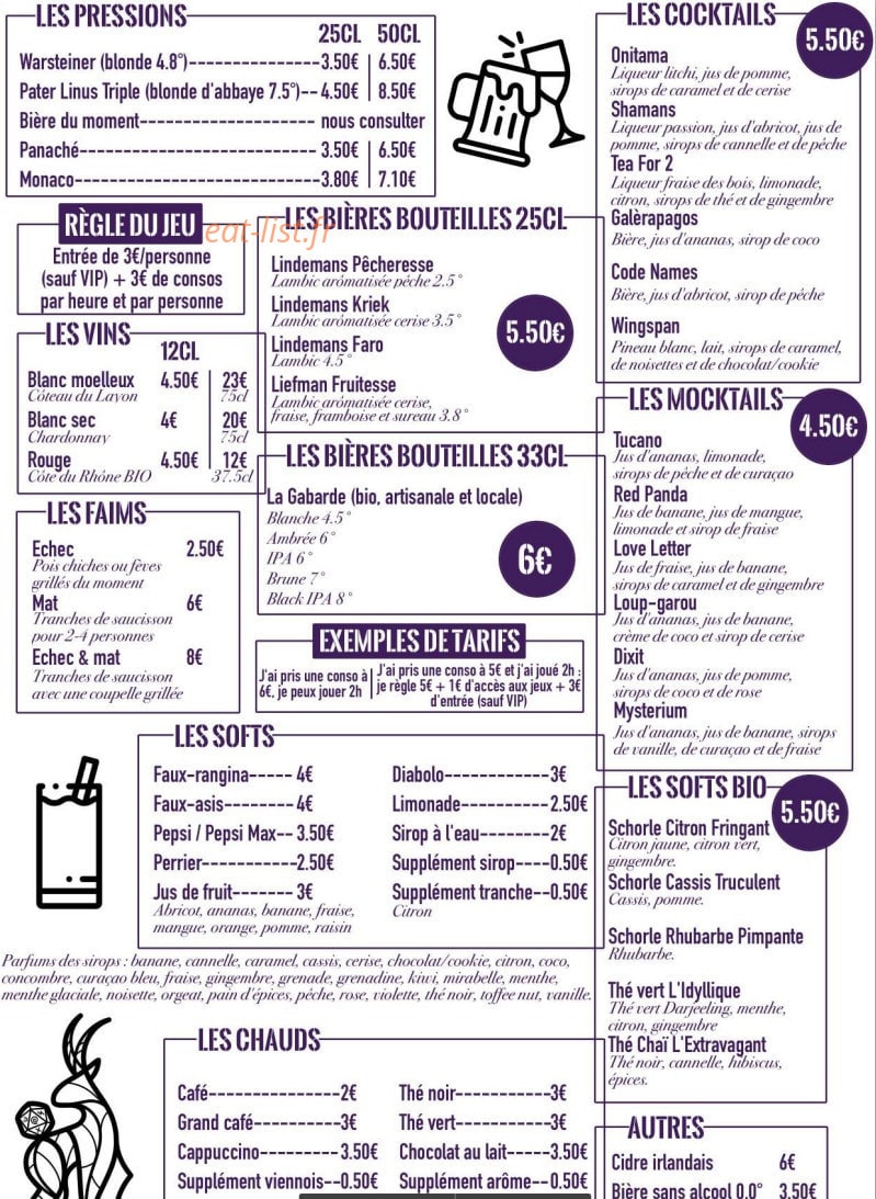 Le Chamois — carte page 1