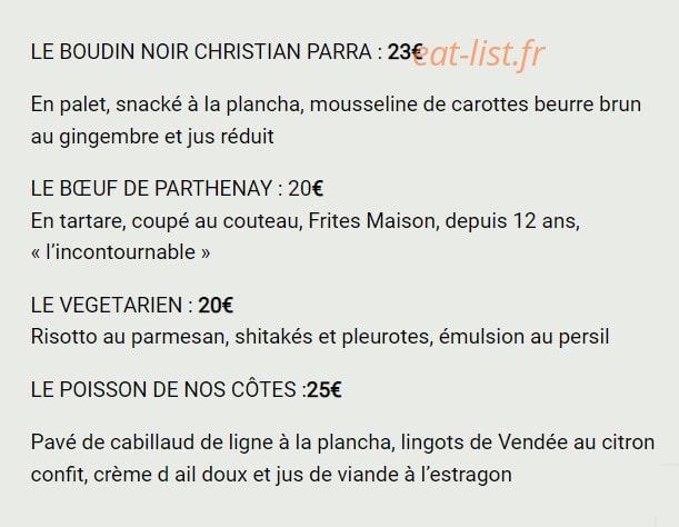 Le P Tit Rouquin — carte page 2