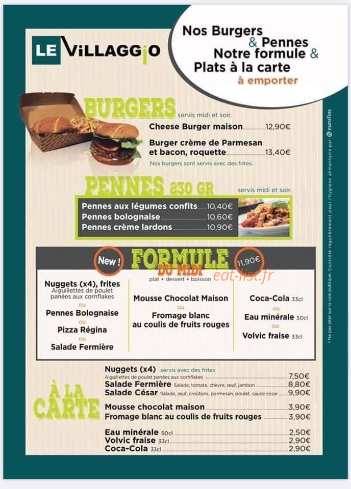 Le Villaggio — carte page 2