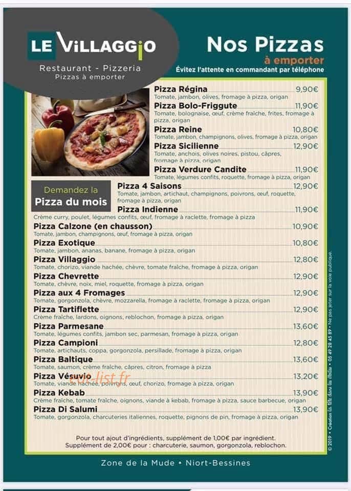 Le Villaggio — carte page 1