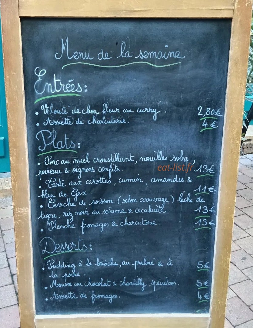 Les Frères Ripaille — carte page 1