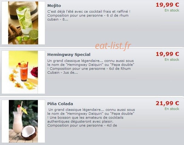 My-cocktail — carte page 3