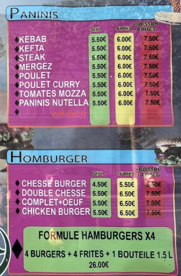 Naan Kebab — carte page 2