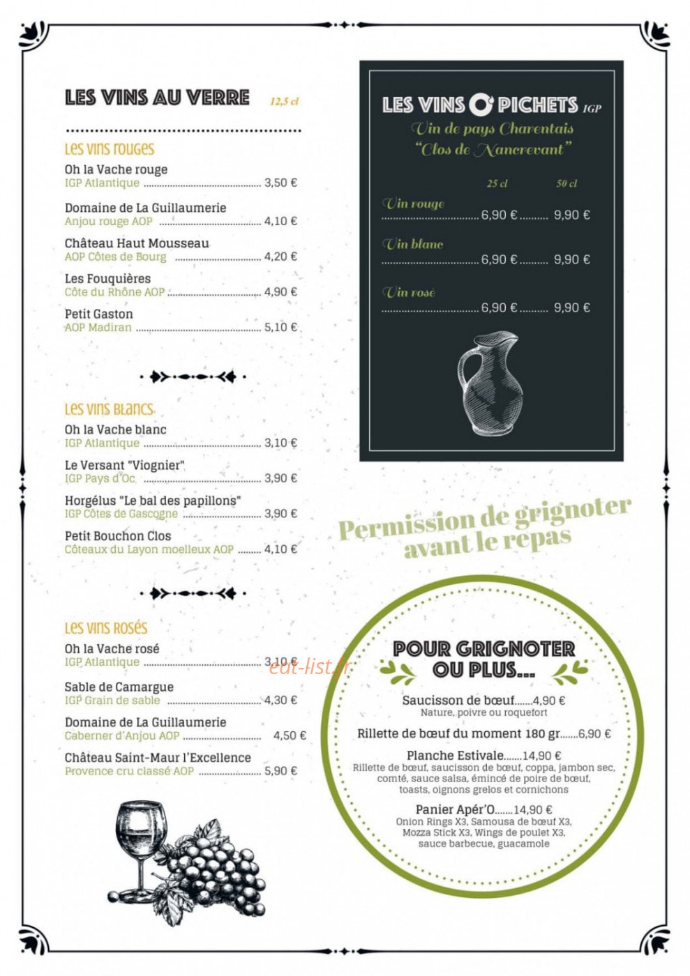 O’ la vache — carte page 10