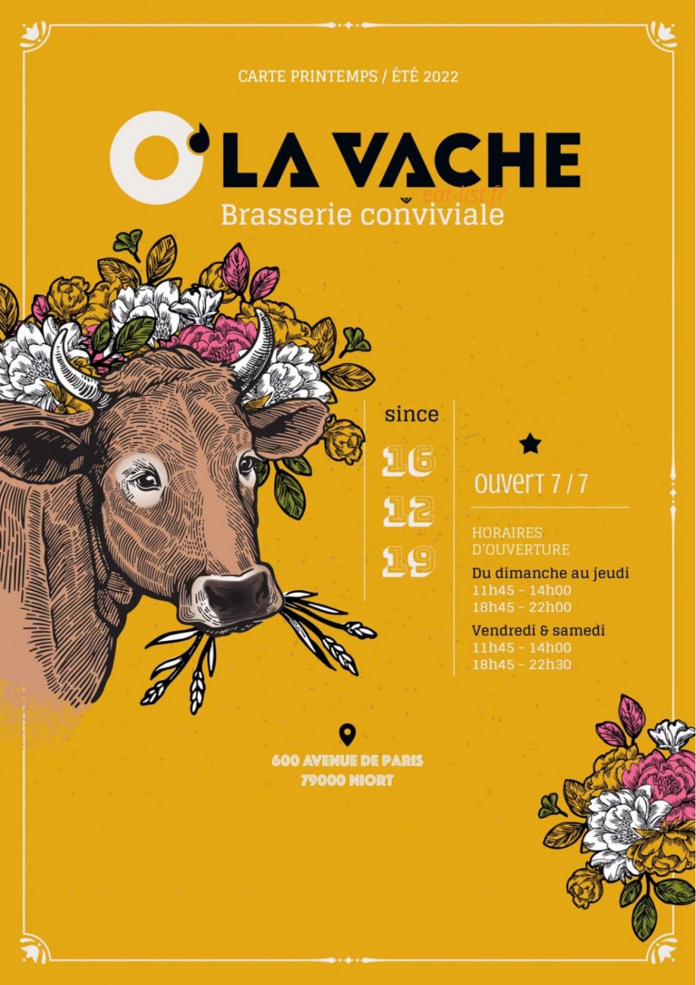 O’ la vache — carte page 1