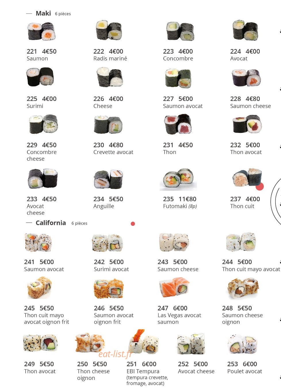 Saveurs de Niort — carte page 2