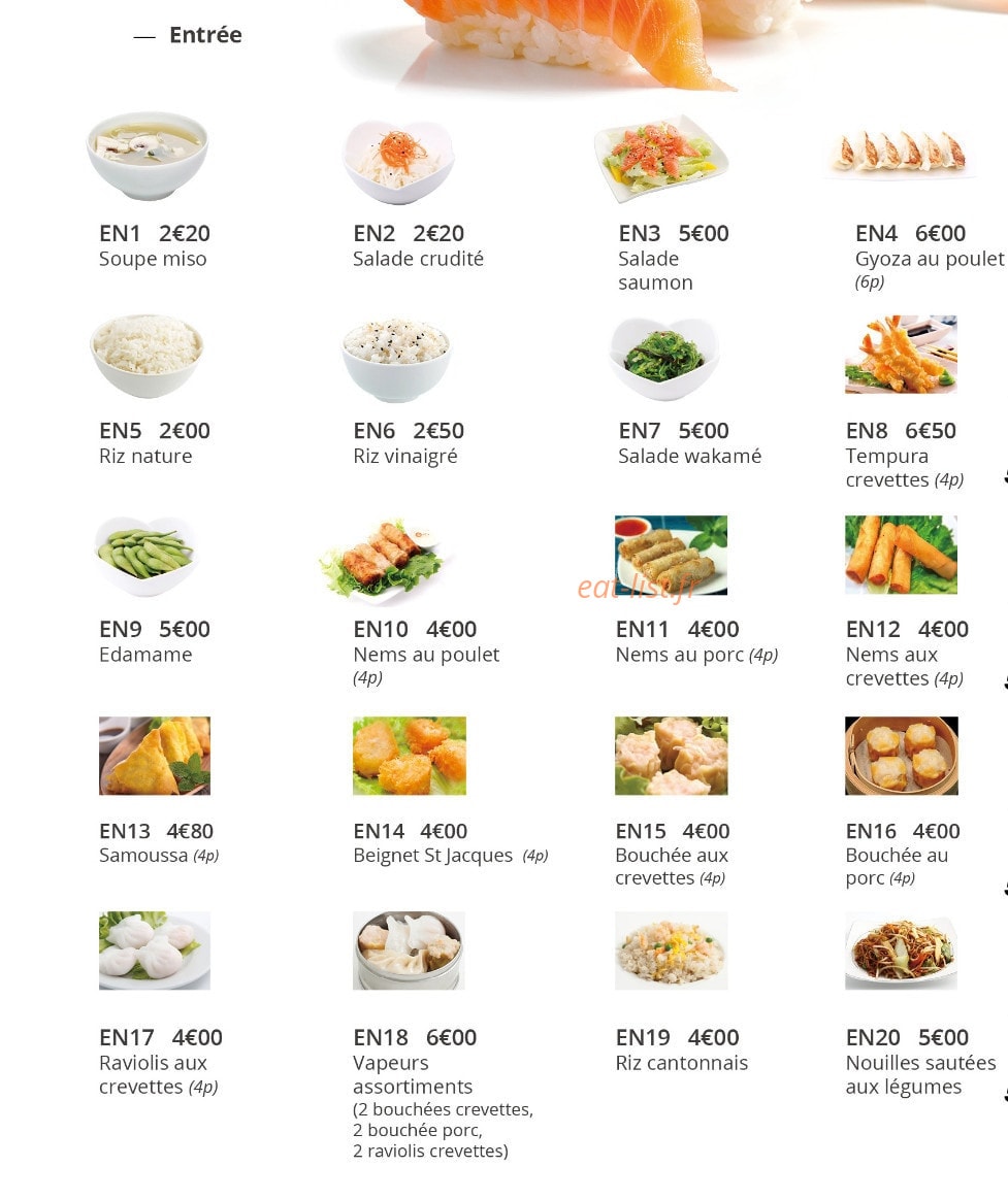 Saveurs de Niort — carte page 1