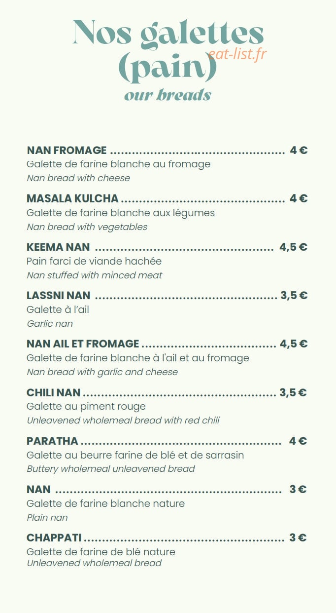 Shalimar — carte page 2