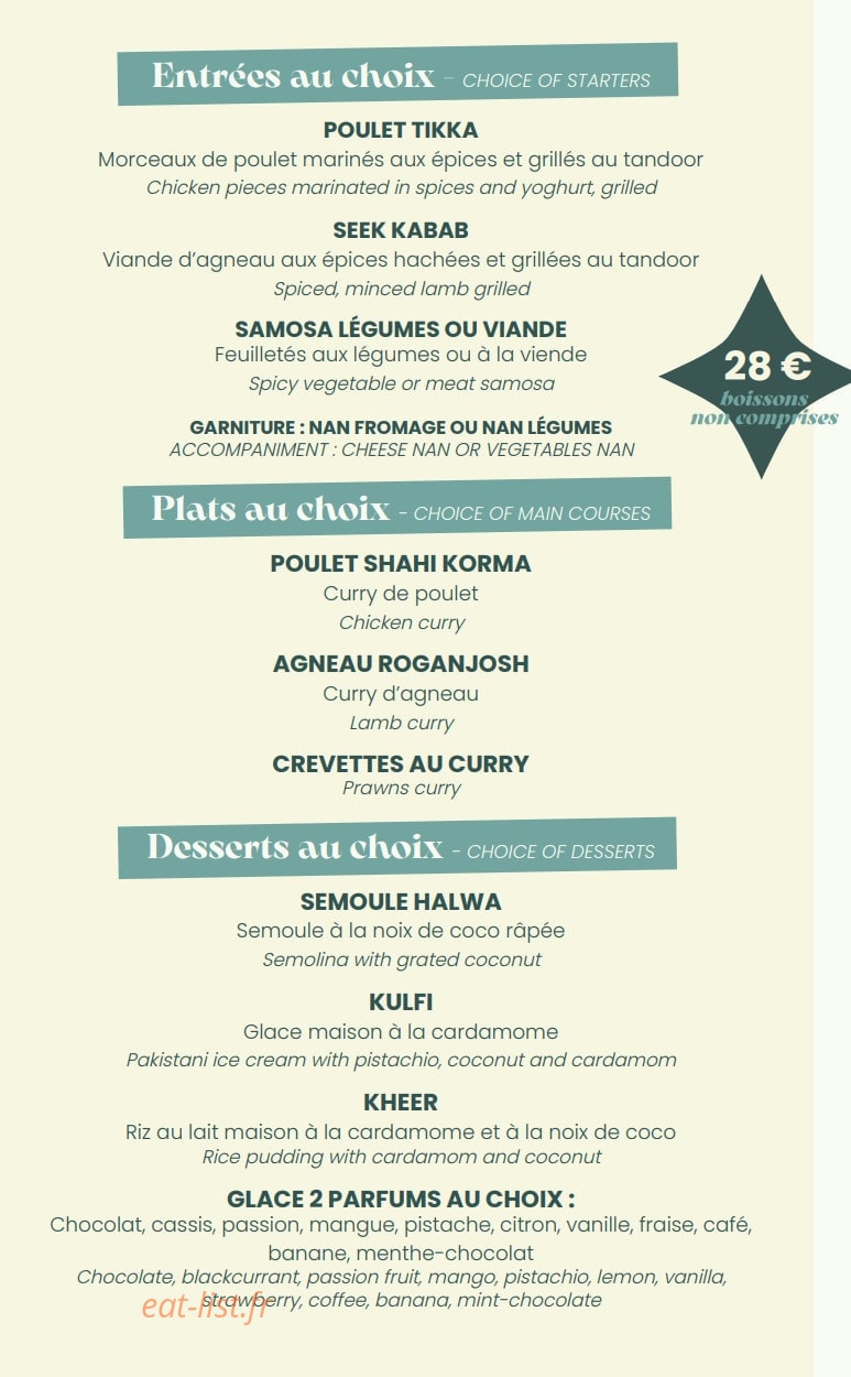 Shalimar — carte page 9