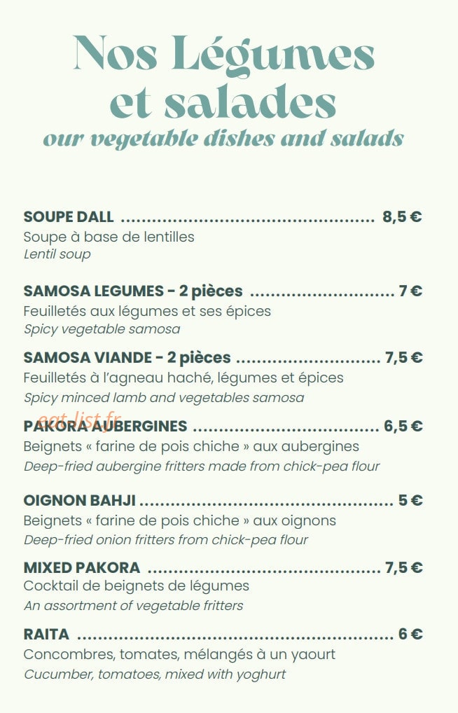 Shalimar — carte page 3