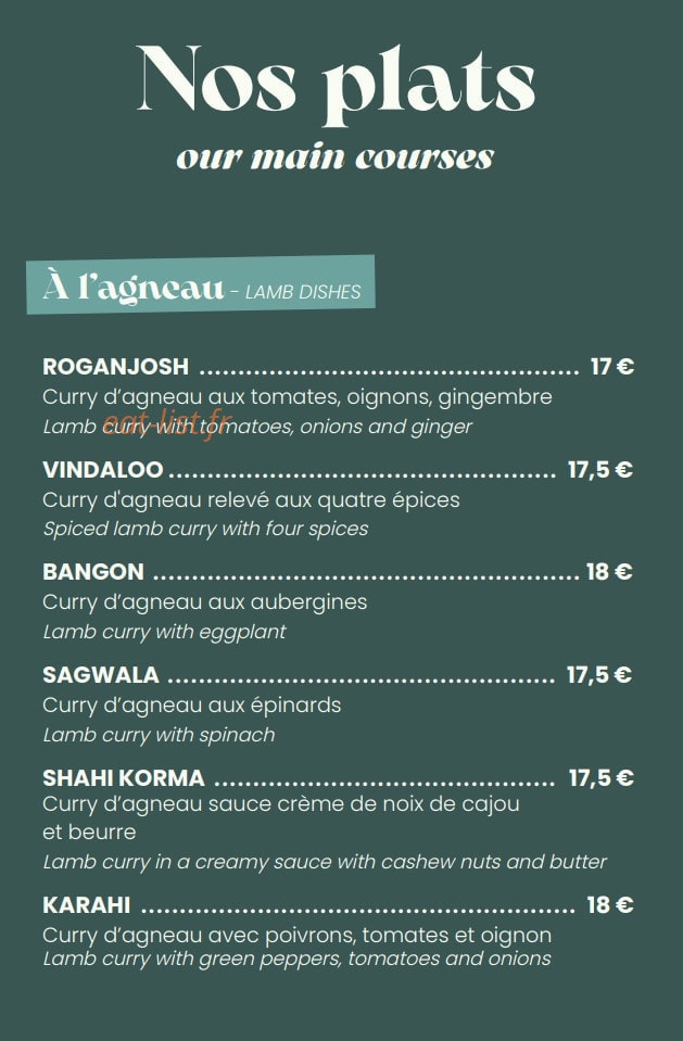 Shalimar — carte page 4