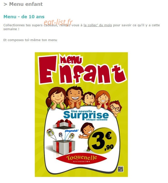 Toquenelle Cafétéria — carte page 7
