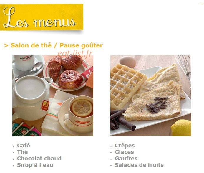 Toquenelle Cafétéria — carte page 6