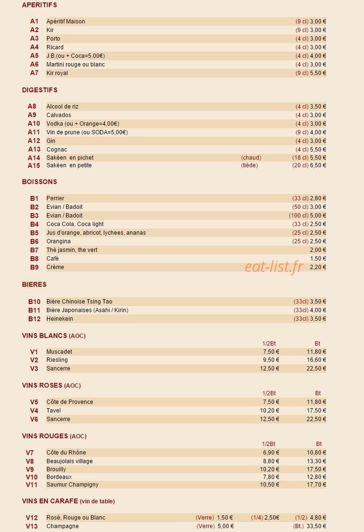 Toyo — carte page 6